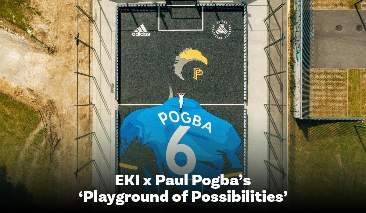 EKI schuim voetbalveld Pogba