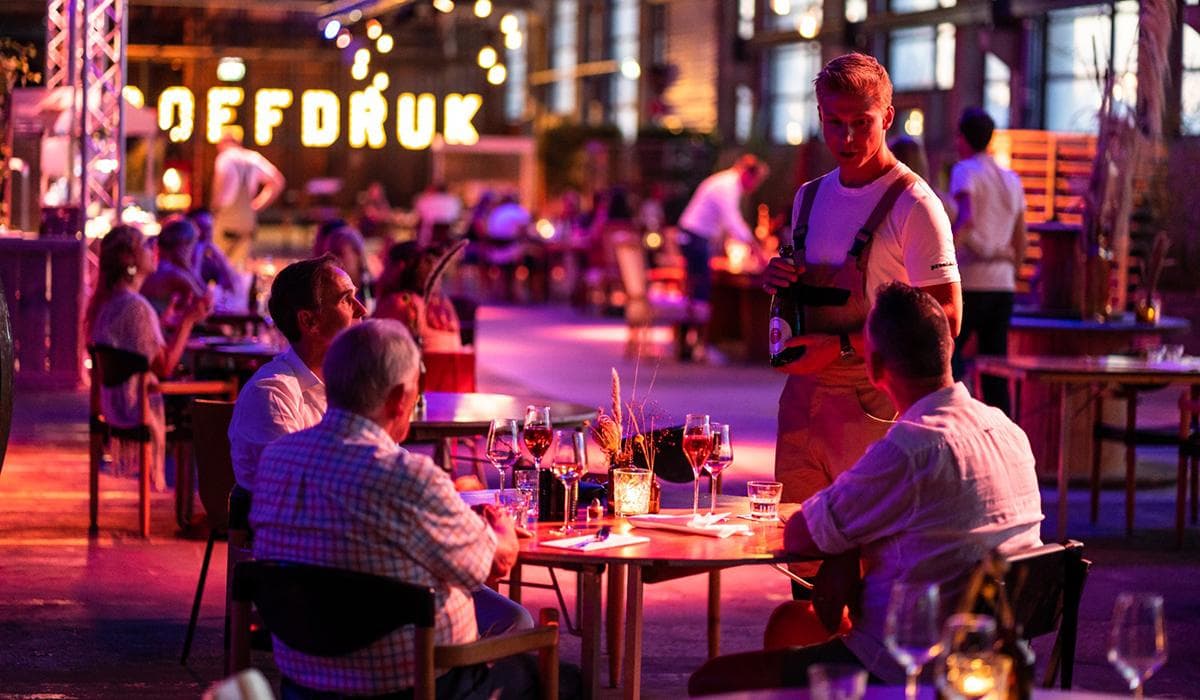 Pop-up restaurant Proefdruk Papierfabriek Nijmegen