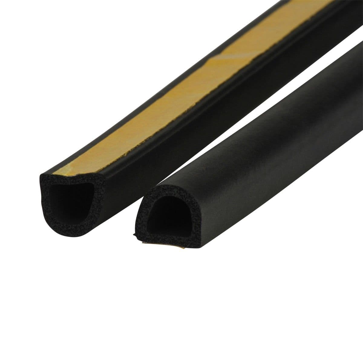 EKI 241 EPDM-Moosgummi D-Profil schwarz
